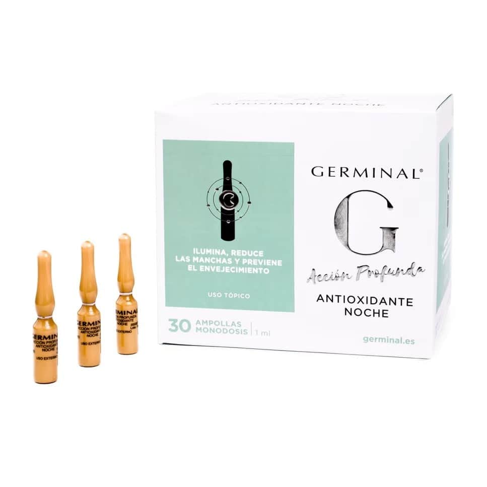 Germinal Acción Profunda Antioxidantes de Noche 30 ampollas